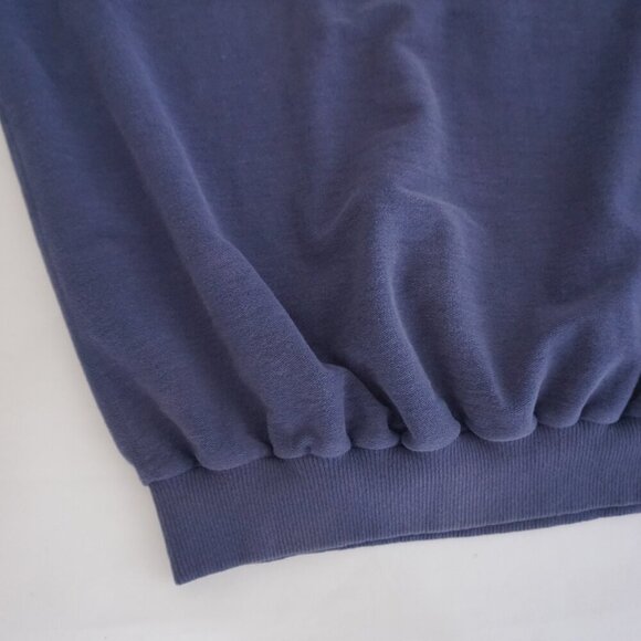 VTG Northern Elements Blue 100% Casual Soft Relaxed Cotton Crewneck Sweater L - Picture 6 of 10